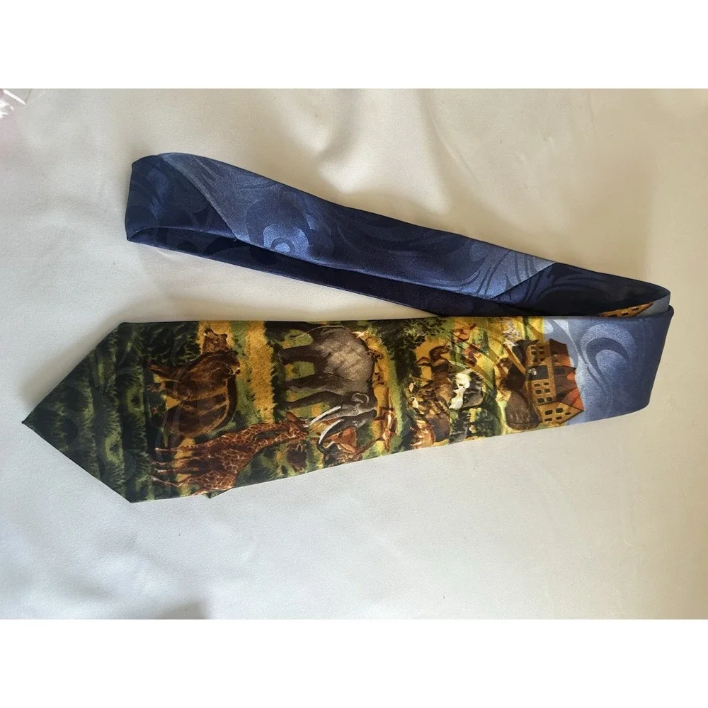 Steve‎ Harris Noah's Ark Religious Christian Novelty Necktie